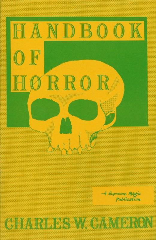 Charles W Cameron: Handbook of Horror