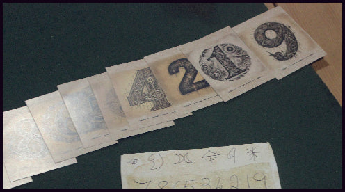 0-9 Number Cards