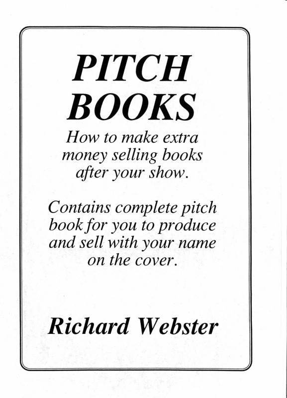 Richard Webster: Pitch Books