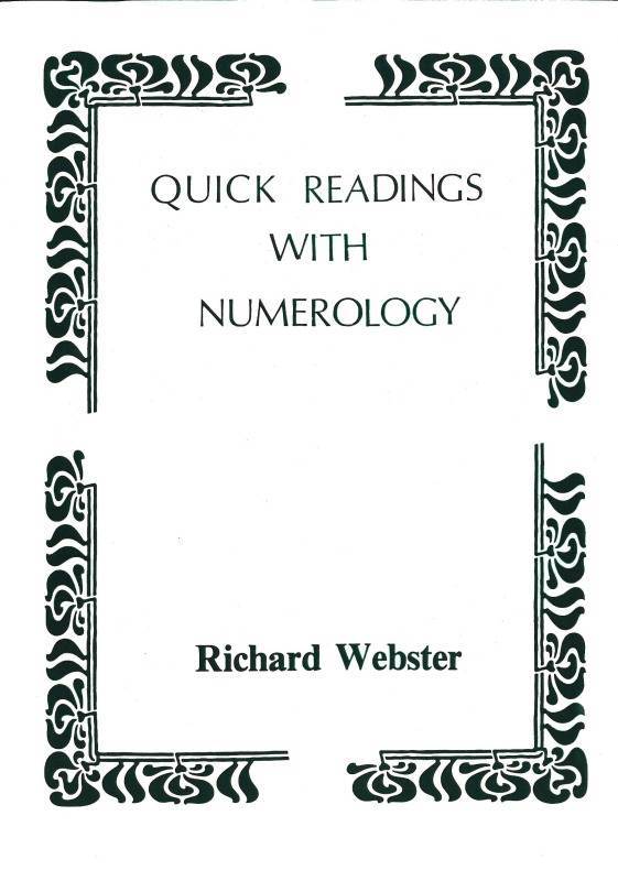 Richard Webster: Quick Readings With Numerology